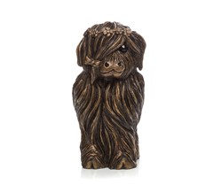Flora McMoo by Jennifer Hogwood - Cold Cast Bronze sized 4x7 inches. Available from Whitewall Galleries